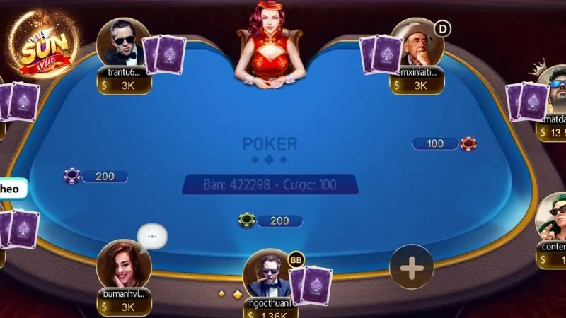 Giới thiệu game bài Poker Sunwin